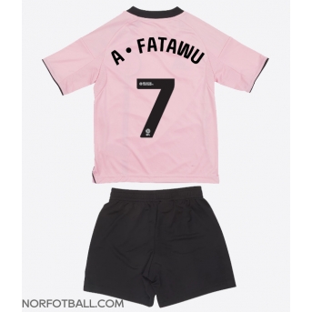 Billige Fotballdrakt Leicester City Issahaku Fatawu #7 Replika Tredjedraktsett Barn 2025-26 Kortermet (med bukser)